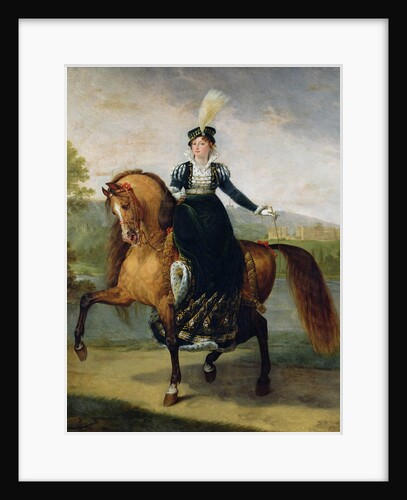 Equestrian portrait of Catherine de Wurtemberg by Antoine Jean Gros