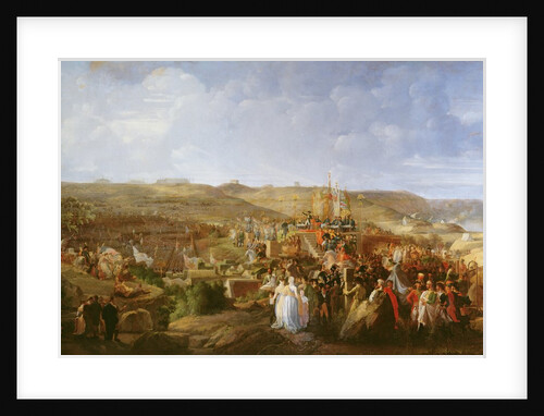 Napoleon at a camp in Boulogne distributing the Cross of the Legion of Honour, 16th August, 1804, 1806 by Philippe Auguste Hennequin