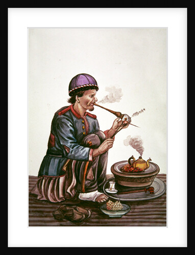 The tea merchant by Persian School