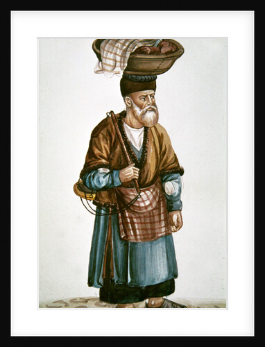 The street vendor by Persian School