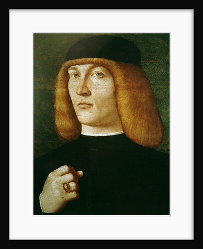 Portrait of a young man by Gentile Bellini