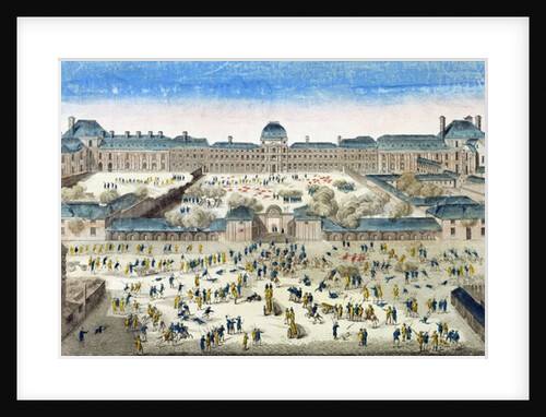 Siege of the Chateau des Tuileries, 10th August 1792 by French School