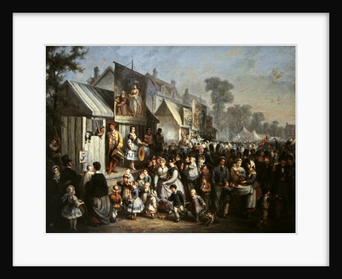 A fete at Saint-Cloud during the Second Empire by Edouard Vaumort