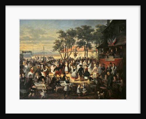 A fete at Saint-Cloud c.1860 by Edouard Vaumort