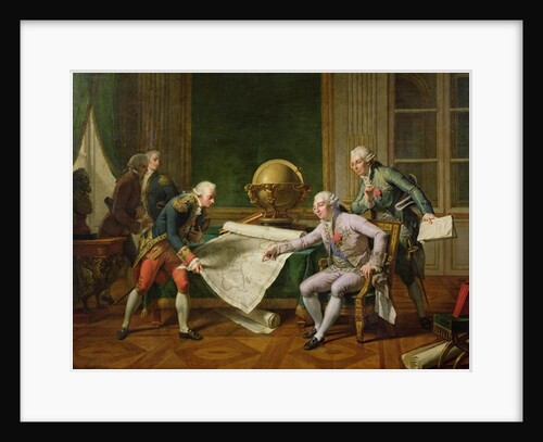 Louis XVI instructing Lapérouse, 29th June 1785, 1817 by Nicolas Andre Monsiau