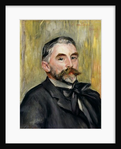 Portrait of Stephane Mallarme 1892 by Pierre Auguste Renoir