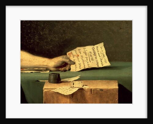 The Death of Marat, 1793 by Jacques Louis David