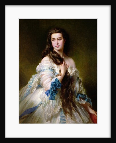 Portrait of Madame Rimsky-Korsakov nee Varvara Dmitrievna Mergassov, 1864 by Franz Xaver Winterhalter