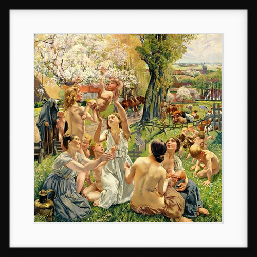 The Morning, left panel from the triptych 'The Golden Age', 1901 by Leon Henri Marie Frederic