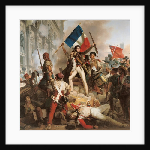 Fight in front of the City Hall on 28 July 1830, 1833 by Jean Victor Schnetz
