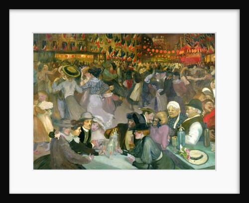 Ball on the 14th July by Theophile Alexandre Steinlen