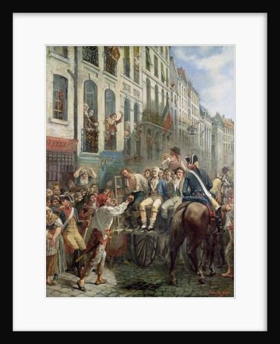 Robespierre and Saint-Just leaving for the Guillotine, 28th July 1794, 1884 by Alfred Mouillard