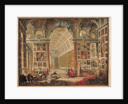 The Gallery of Cardinal Silvio Valenti-Gonzaga in Rome, 1749 by Giovanni Paolo Pannini or Panini