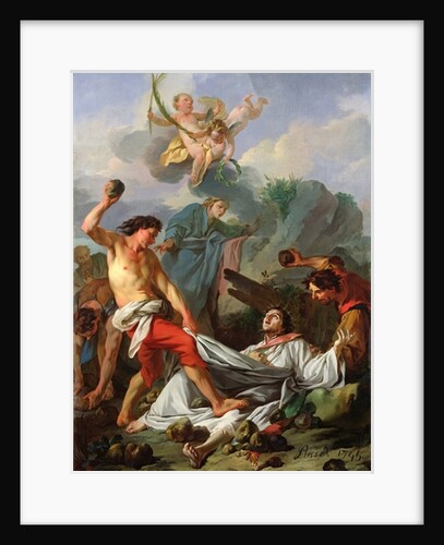 Martyrdom of St. Stephen, 1745 by Jean Baptiste Marie Pierre