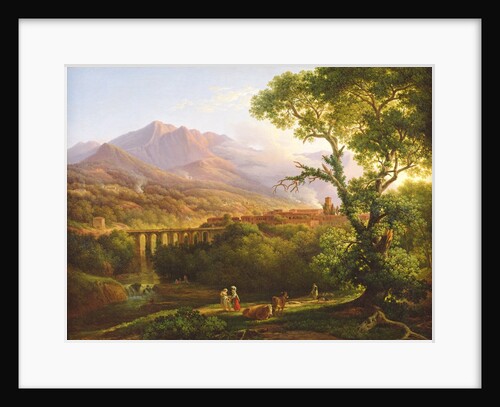 Cava de' Tirreni, 1816 by Prosper-Francois-Irenee Barrigues