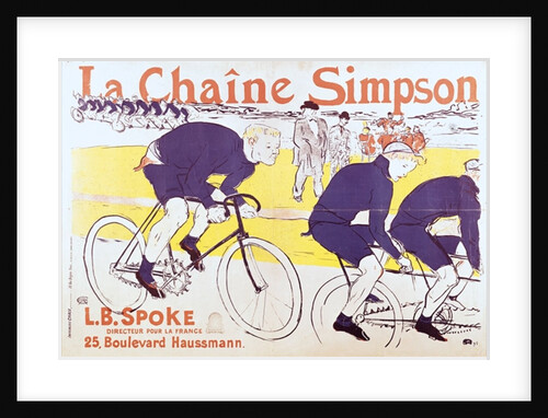 The Simpson Chain, 1896 by Henri de Toulouse-Lautrec