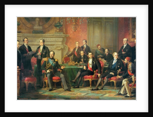 The Congress of Paris, 25 February to 30 March, 1856 by Edouard Louis Dubufe