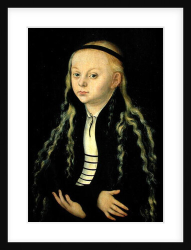 Portrait of a Young Girl, possibly Magdalena Luther by Lucas the Elder Cranach