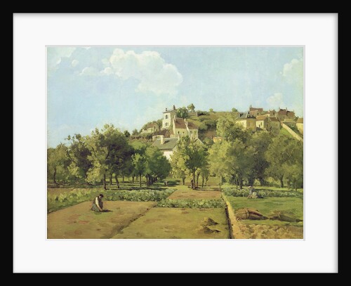 Pontoise, or The Gardens of the Hermitage, Pontoise, 1867 by Camille Pissarro