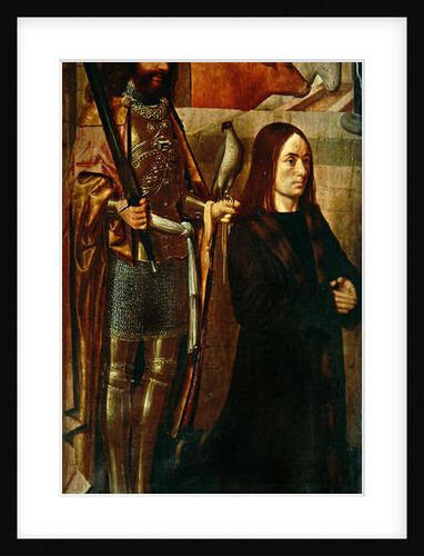 Saint Hubert and donor by Gerrit tot Sint Jans