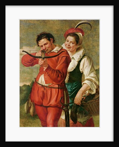 Woman and the Crossbowman, c.1610 by Master of Harlem