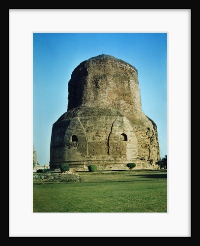 View of Dhamekh Stupa by Anonymous