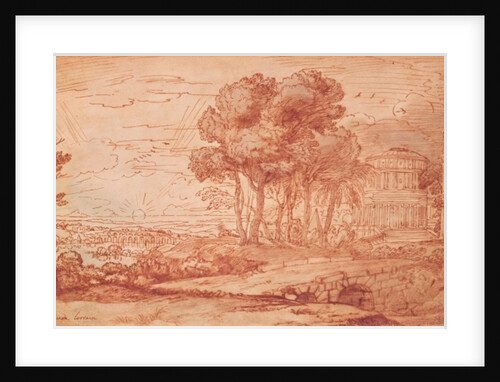 The Temple of Apollo on the island of Delos, c.1648 by Claude Lorrain (1600-82)