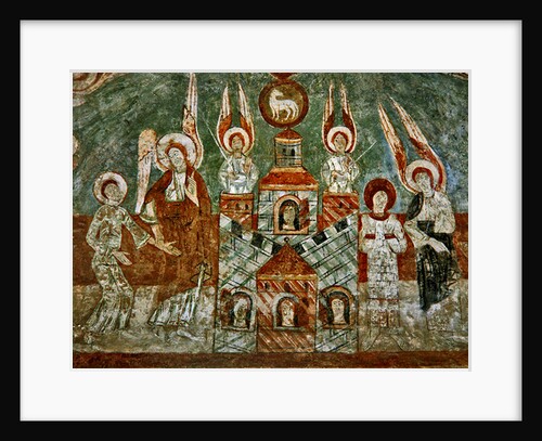 The Heavenly Jerusalem, 12th century by French School