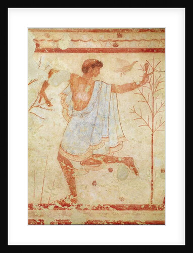 Dancer in a Blue Tunic from the Tomb of the Triclinium, c.470 BC by Etruscan