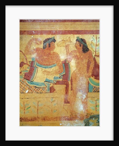Detail of the Funeral Banquet by Etruscan