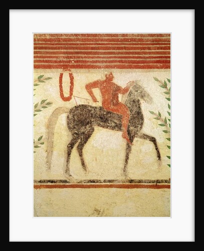 Horseman, left hand side by Etruscan