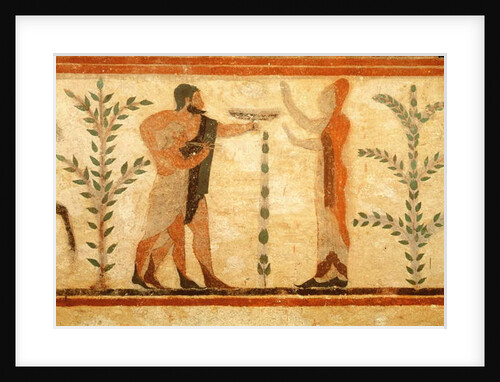 Man and child before the dead Heroisee by Etruscan