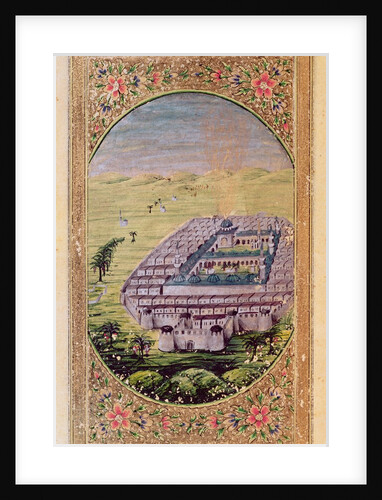 Mecca surrounded by the mountains of Arafa by Syrian School