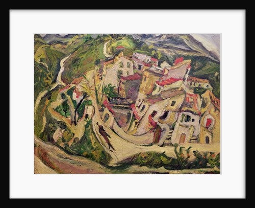 Houses at Cagnes, 1923 by Chaim Soutine