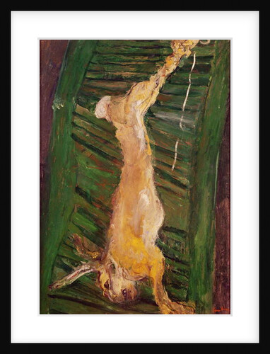 Hare on a green shutter, c.1924-25 by Chaim Soutine