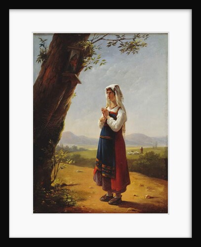 Peasant in the Roman Countryside by Antoinette Cecile Hortense Lescot Haudebourt