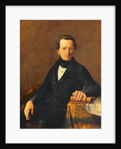 Portrait of Master Valmont, notary of Cherbourg by Jean-Francois Millet