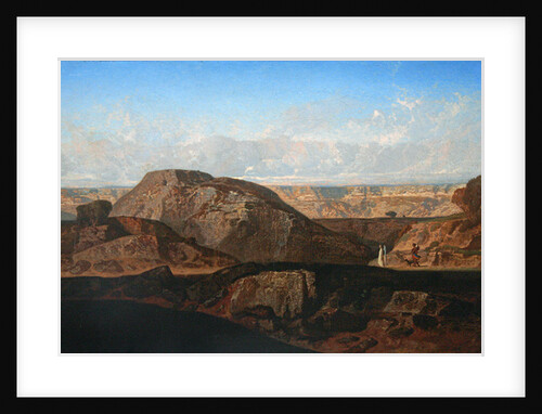 Raphael and Tobias en route to Rhages in Media by Jean Adrien Guignet