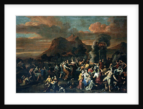 The Adoration of the Golden Calf by Gerard Hoet