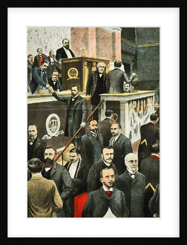 Monsieur Bourgeois, President of the Chamber of Deputies, front cover of 'Le Petit Journal', 15 June, 1902 by French School