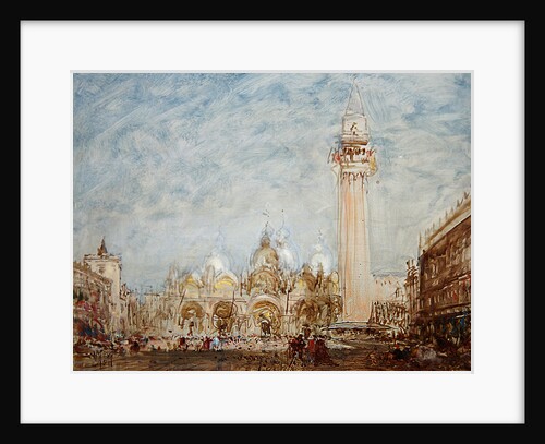 Saint Mark's Square in Venice by Felix Ziem