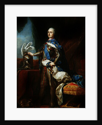 Portrait of Louis XV in armour by Carle van Loo