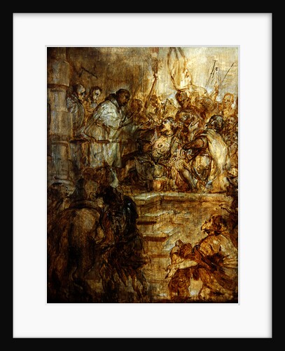 William, Duke of Aquitaine, converted by St. Bernard by Gaspar de Crayer