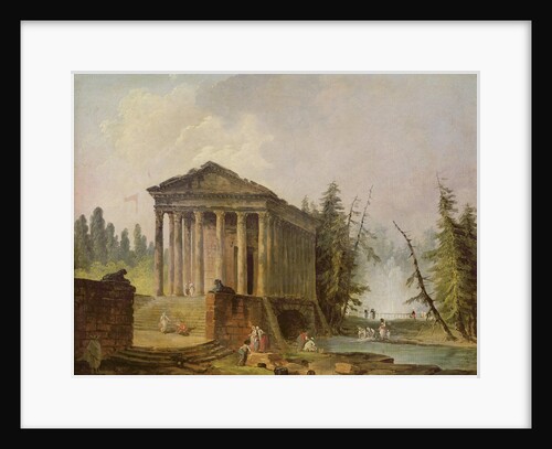 The Ancient Temple by Hubert Robert