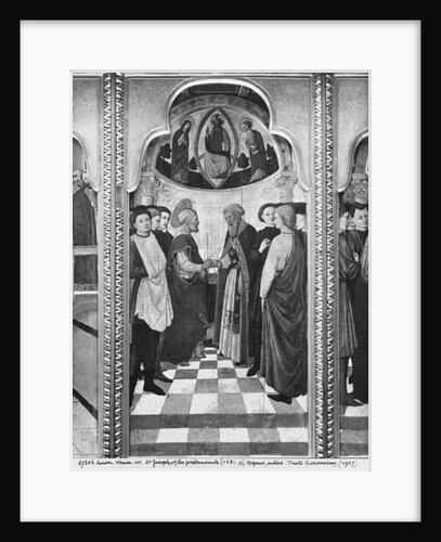 Cycle of the Life of the Virgin, St. Joseph and the pretenders, c.1445 by Giovanni Francesco da Rimini