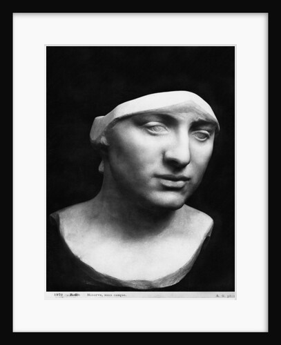 Minerva without helmet by Auguste Rodin