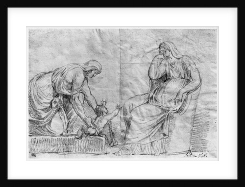 Gynaeceum scene by Jacques Louis David