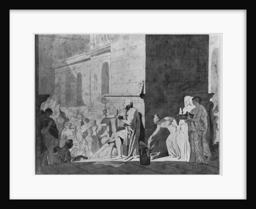 Homer reciting his poems, 1794 by Jacques Louis David