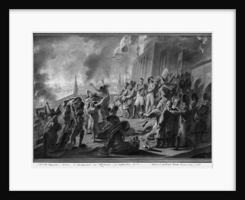 Fire of Moscow in September 1812 by Baron Antoine Jean Gros