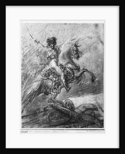 Officer of the Hussars on horseback by Baron Antoine Jean Gros
